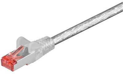 MicroConnect S/FTP CAT6 0.15m Transperant SSTP60015T SSTP60015T