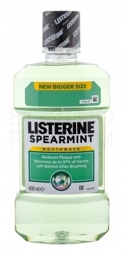 Listerine Listerine Mouthwash Spearmint płyn do płukania ust 600 ml unisex