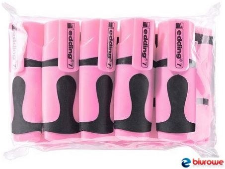 EDDING Zakreślacze mini 10 szt pastelowe różowe w woreczku 7/10S/138 7/10S/138 ED