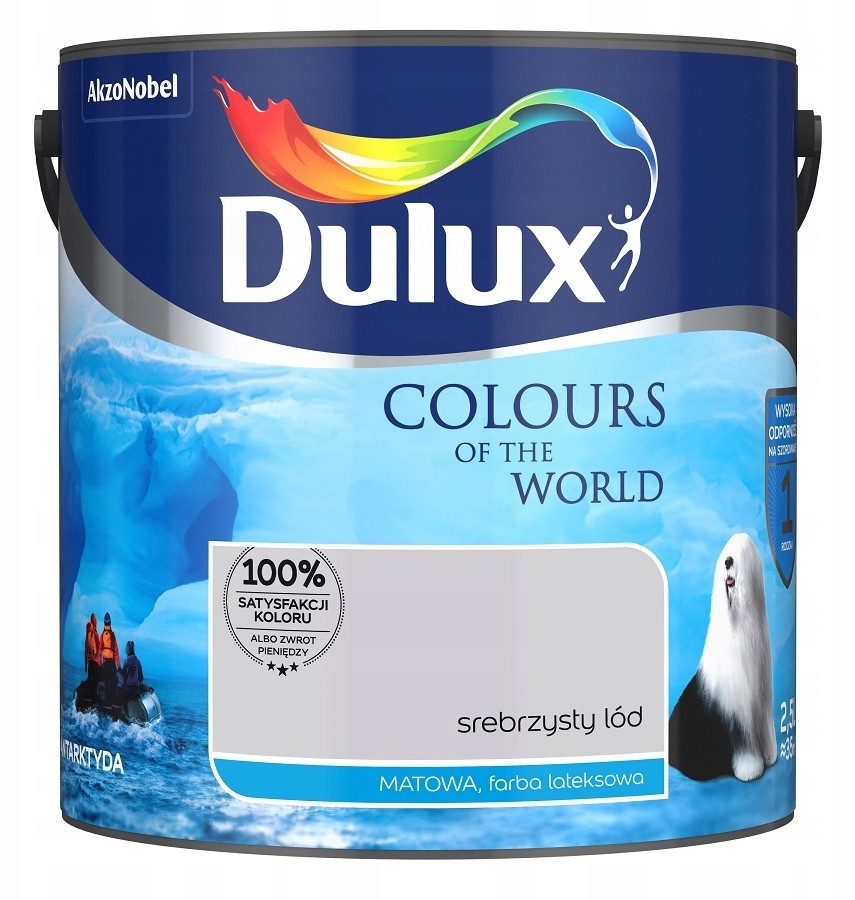 Dulux Farba Dulux Kolory Świata- srebrzysty lód, 2.5l