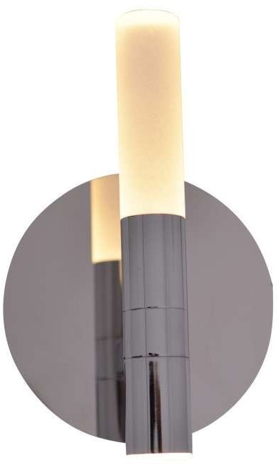 Nave LAMPA ścienna CASTLE 1278642 metalowa OPRAWA kinkiet LED 6W 3000K tuba chrom biała 1278642