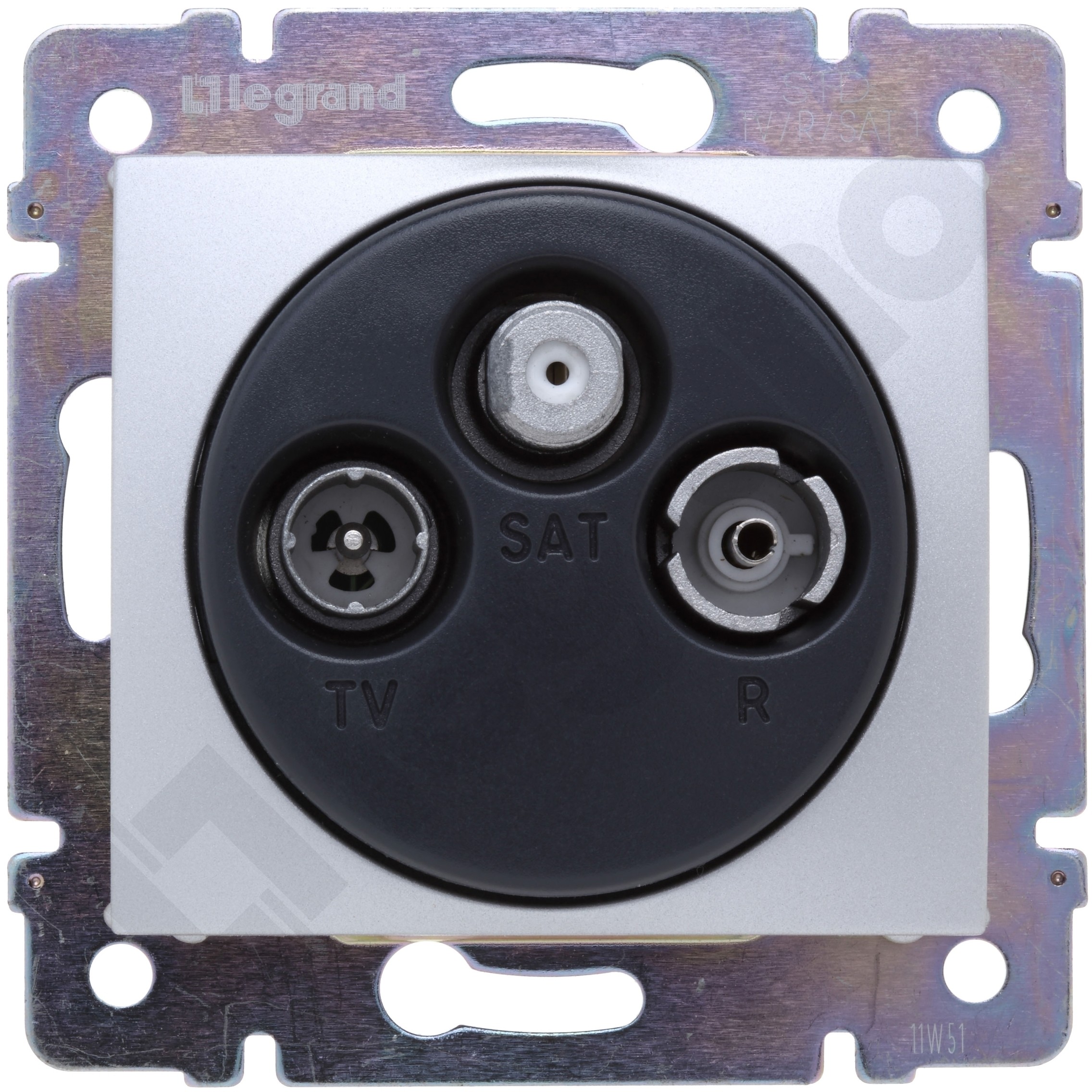 LEDart RTV-SAT końcowe 1,5DB Legrand Valena 770135 aluminium
