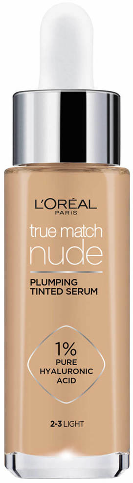 L'Oreal Paris L'OREAL True Match Serum Nude Plumping Tinted 2-3 Light 30ml 108464-uniw