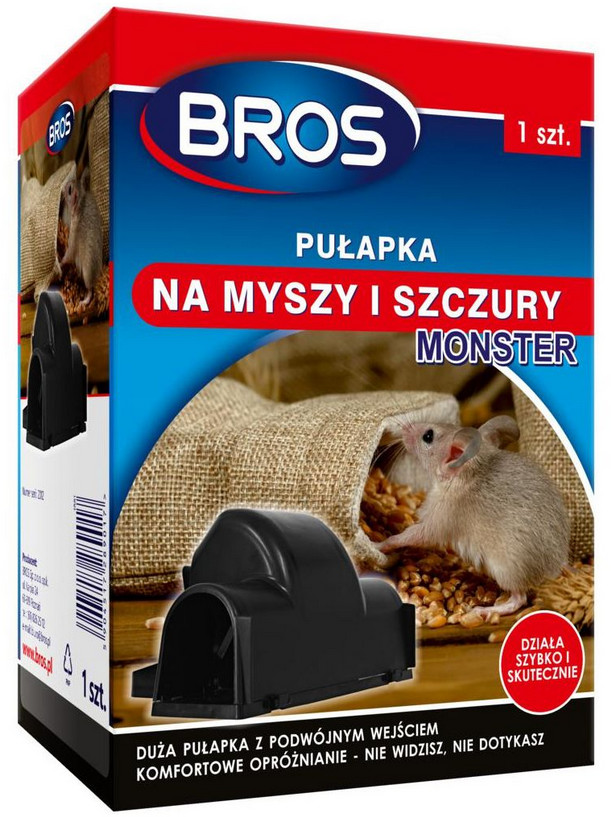 Bros pułapka na myszy i szczury MONSTER Bro000244