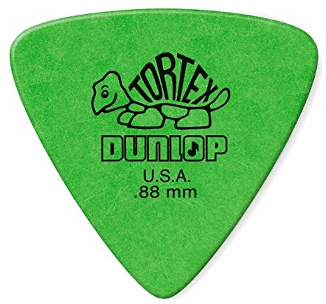 Dunlop Jim 431R.88 trójkąt tortex, zielony, 88 mm, 72/torba ADU 431R88