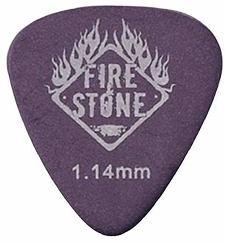 FIRE STONE Fire & Stone kostka gitarowa/Pick Delrin Tex, 351 kształtów, chropowata, 1,14 mm, fioletowa, 12 sztuk 523876