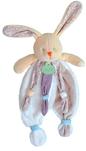 Baby Nat Baby Nat'- Babynat Doudou Pomysł na prezent Urodzony Królik Pupi Marine-BN0543, BN0543, Niebieski BN0543