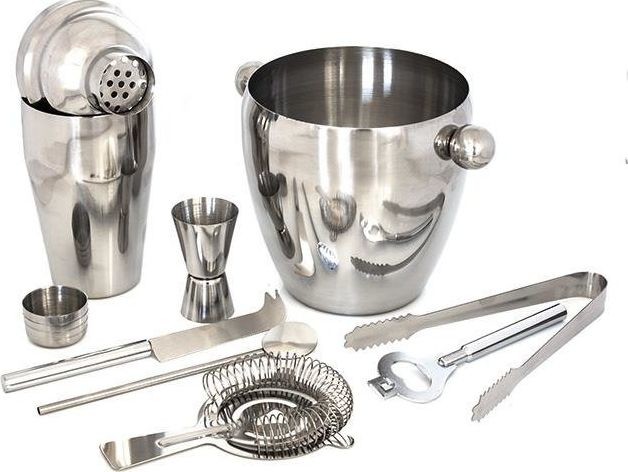 Adrenaline Adrenaline AG139A ZESTAW BARMANA 8 ELEMENTÓW STAL NIERDZEWNA uniwersalny 679-uniw