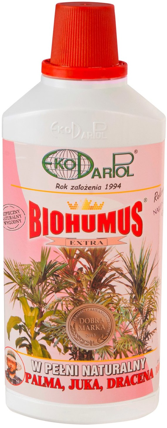 Ekodarpol Nawóz Biohumus Extra Palma, Juka, Dracena 1 l