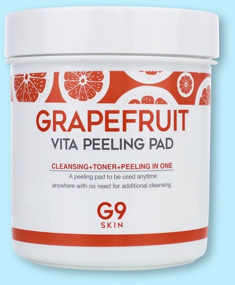 G9Skin G9Skin Grapefruit Vita Peeling Pad - 200 g / 100 szt 2101072