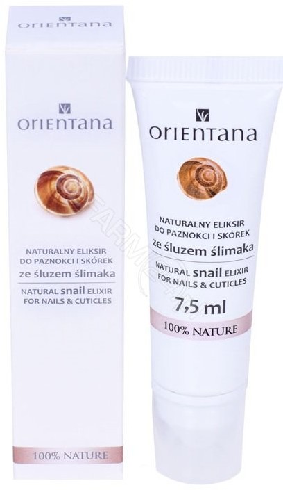 Eliksir ORIENTANA Orientana naturalny do paznokci i skórek ze śluzem ślimaka 7,5 ml