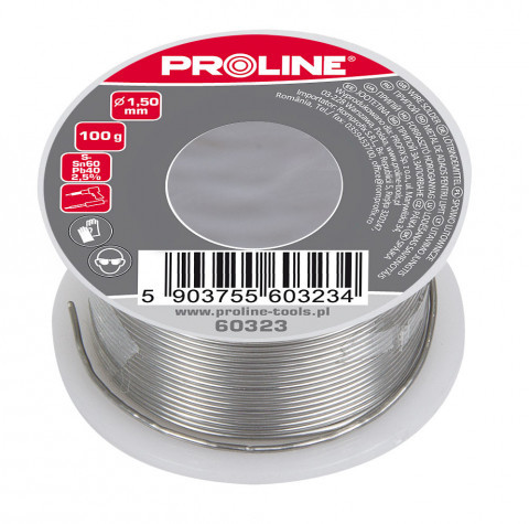 PROLINE 60325 Spoiwo lutownicze do lutowania 0.56mm szpula 100g 60325