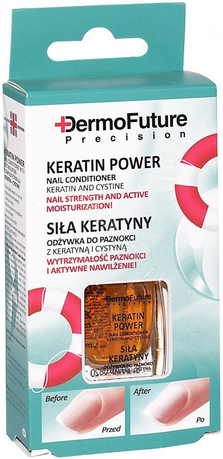 DermoFuture TENEX Precision odżywka do paznokci Siła Keratyny 9 ml