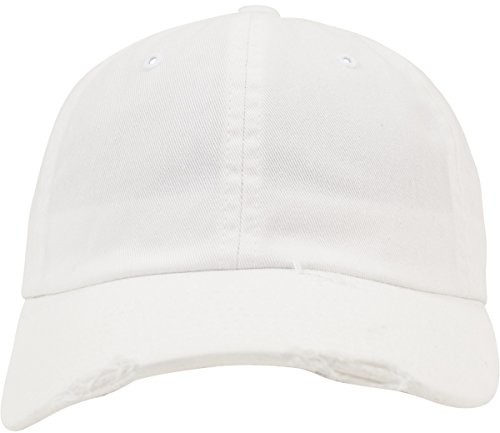 Flexfit FlexFit Low Profile Destroyed Caps, biały, jeden rozmiar 6245DC