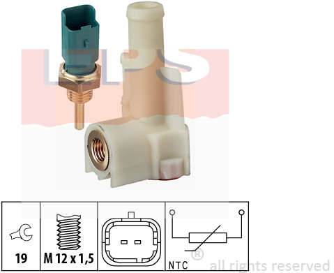 EPS CZUJNIK TEMPERATURY WODY IDEA PUNTO 1.830.326K
