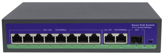 SW-8P2GS/H 8 portowy switch PoE Extend