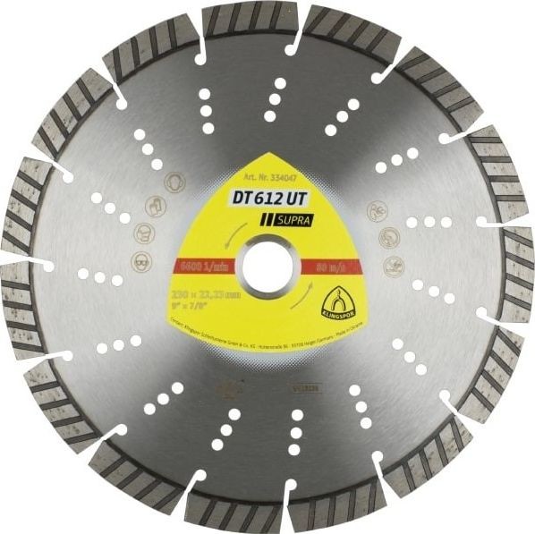 Klingspor tarcza diamentowa segmentowa 125mm x 2,4mm x 22,2mm 334045 334045