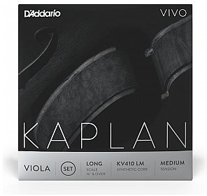 D'Addario D'Addario Kaplan Vivo Viola Zestaw strun do altówki Long Medium Tension KV410 LM