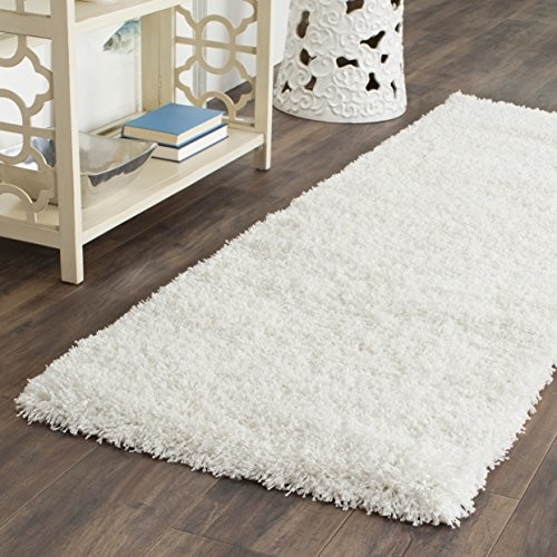 Safavieh crosby Shag, poliester  mieszanka, biały SG151-1010-25