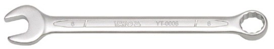 Yato Klucz płasko - oczkowy satynowy 6 mm YT-0006