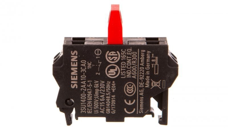 Siemens SIRIUS ACT Blok styków 1R 3SU1400-2AA10-3CA0 3SU1400-2AA10-3CA0
