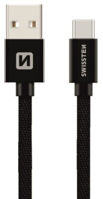 SWISSTEN Kabel USB USB Typ C SWISSTEN 0.2 m Czarny 71521101