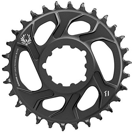 Sram Eagle X-Sync 30T Direct Mount wyświetlania Boost aluminiowa 12-Speed podbródka ring czarna, 3 MM, czarny CW8030000