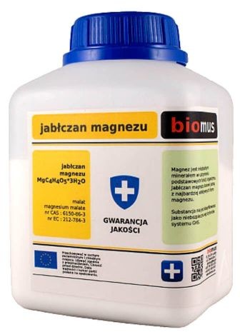 Jabłczan magnezu 250g BIOMUS