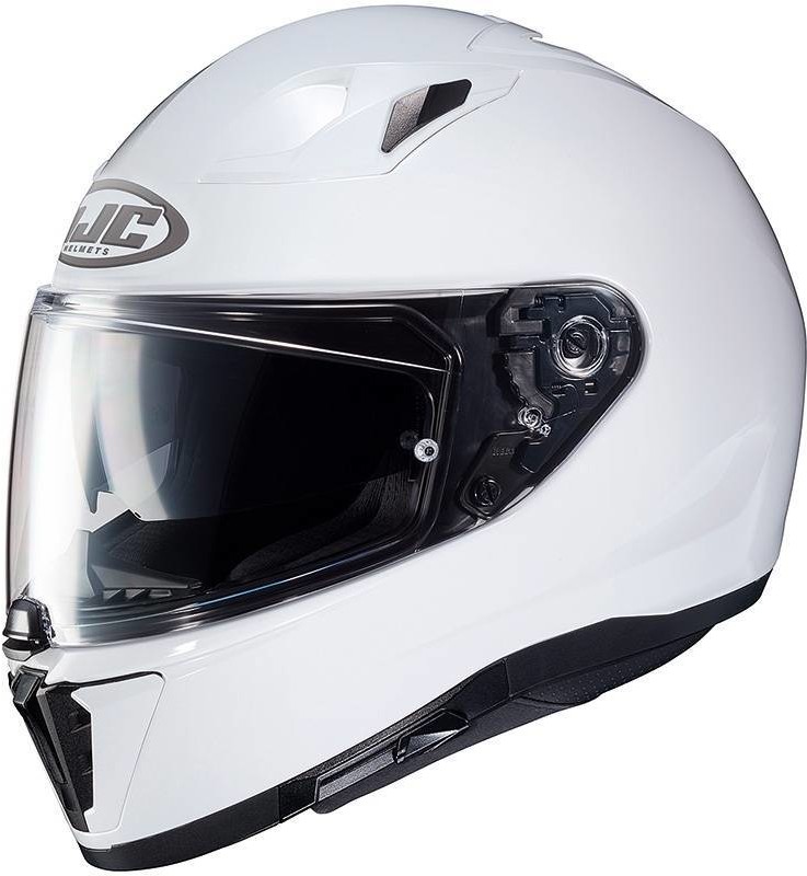 HJC i70 Solid Metal Pearl White L