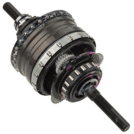 Shimano Nexus SG-8r36 8-biegowa piasta wolnobieg długość osi 184 MM 36 otworów 37L 9801