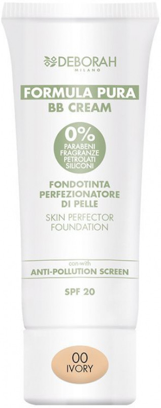 Deborah MILANO MILANO - FORMULA PURA - BB CREAM - Krem BB - SPF20 - 30 ml - 01 - BEIGE DEBFP5101