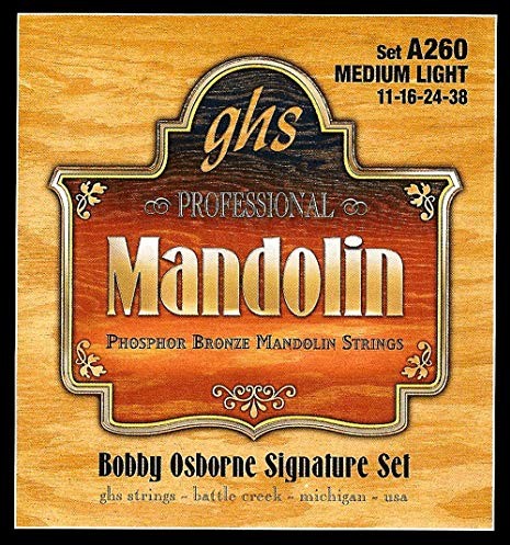 ghs GHS A 260 Bobby OSB. zestaw strun mandolina brąz fosforowy jasny CGH A260