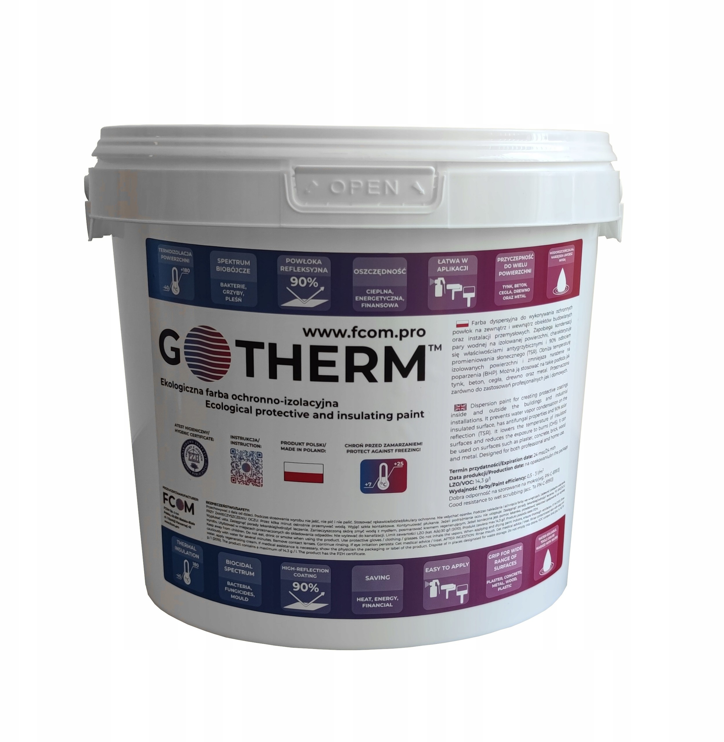 Masa termoizolacyjna GoTherm 5L (gęsta)