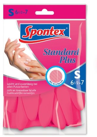 Spontex Rękawica spontex Standard Plus  zapewnia przyjemny komfort noszenia i bezpieczne trzymanie aparatu, 10 szt, , 6,5-7, , 4008600116912