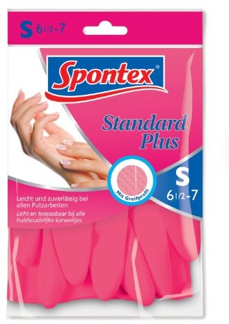 Spontex Rękawica spontex Standard Plus zapewnia przyjemny komfort noszenia i bezpieczne trzymanie aparatu, 10 szt, , 6,5-7, , 4008600116912