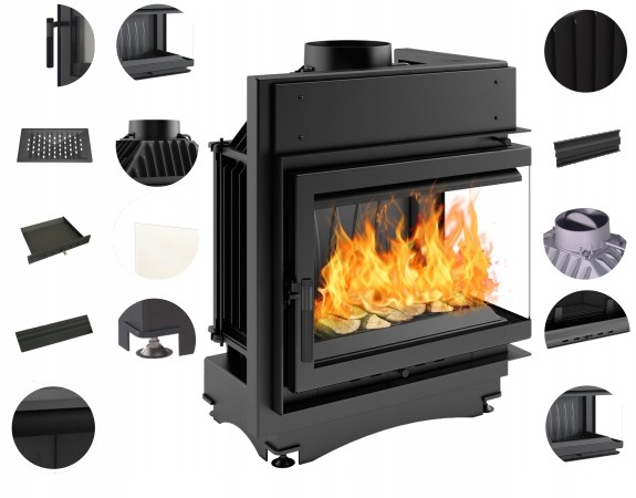 Wkład kominkowy kominek Maja Prawy Bs 150