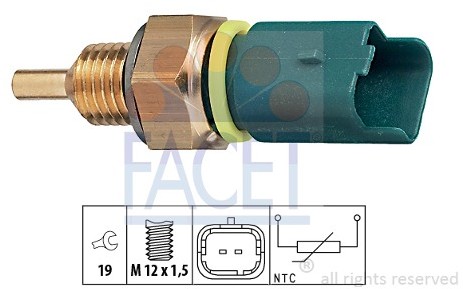 FACET Czujnik, temperatura płynu chłodzącego 7.3276