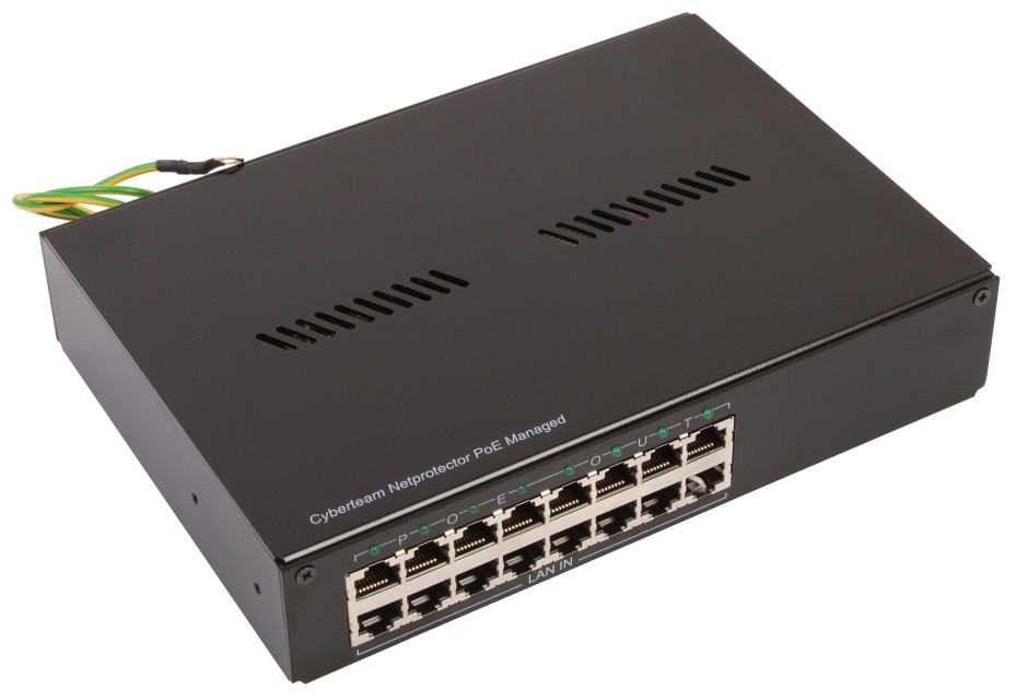 brak danych Netprotector PoE 8p zarządzalny NPZ-8P
