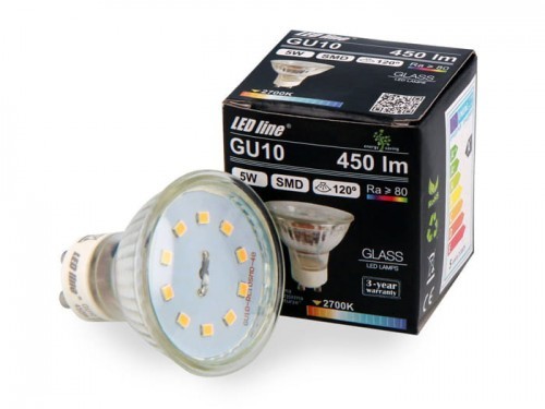 LED Line GU10 5W 230V 120° 2700K biała ciepła 241963