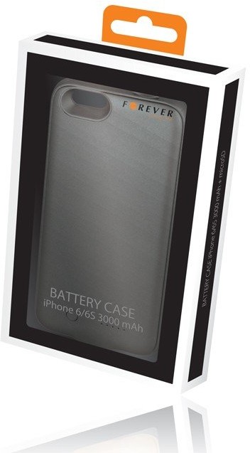 FOREVER Etui na Apple iPhone 6/6s Battery Case + karta microSD
