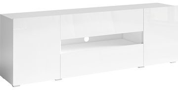 Helvetia Komoda TV DELOS 40 Biały Połysk 249PJD40