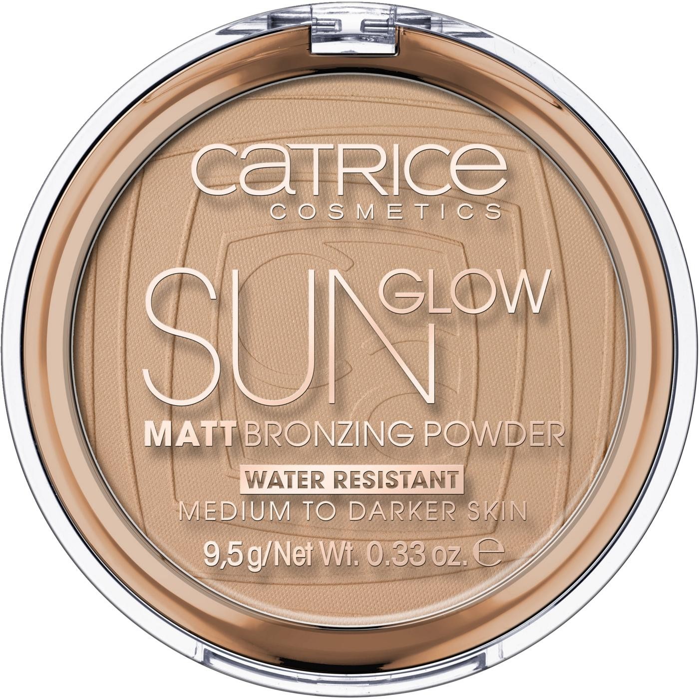 CATRICE CATRICE SUN GLOW MATT BRONZING POWDER Matujący puder brązujący 035 UNIVERSAL BRONZE 9.5g