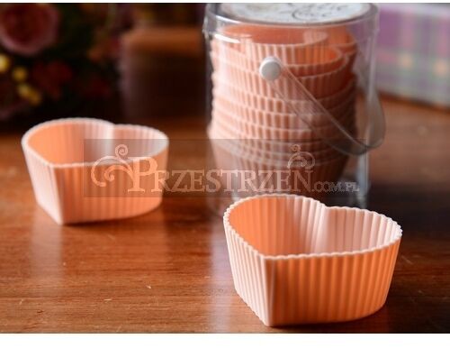 Creative Tops ZESTAW 12 SILIKONOWYCH FOREMEK DO MUFFINÓW - Katie Alice Cottage Flower SERCA