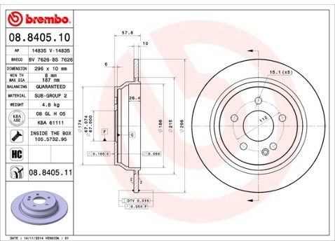 BREMBO 08.8405.10