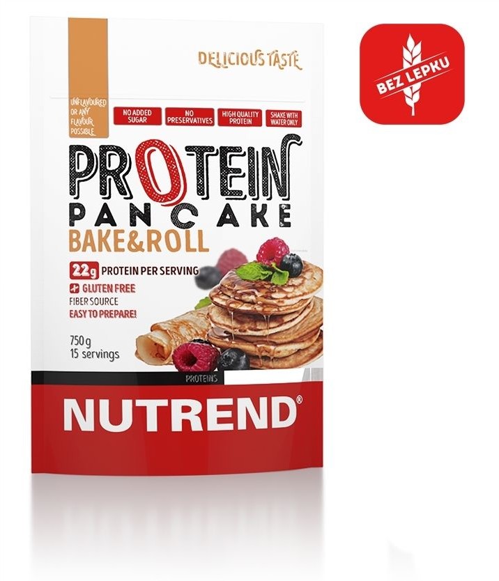 Nutrend Protein pancake 750g naturalne