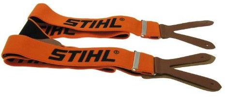 Stihl 0000 884 1511 szelki z dziurkami na guziki, 120 cm, pomarańczowe 0000 884 1511