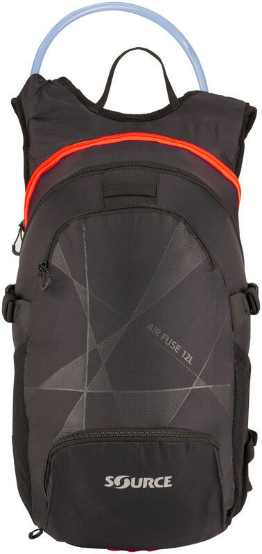 Source Fuse Air z systemem nawadniającym 3+9l, black/orange 2019 Plecaki rowerowe 2178890023