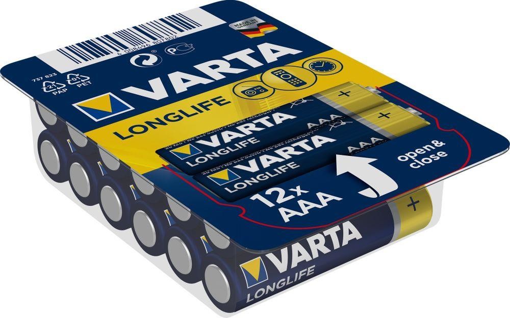 Varta BATERIE Baterie Longlife AAA 1.5V 12szt 4103301112