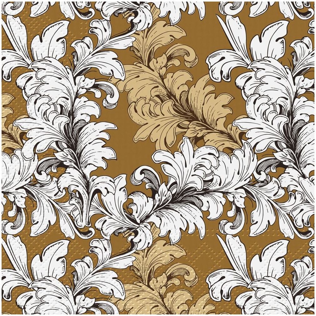 Paw DECOR COLLECTION Serwetki Damask Ornament 33 x 33 cm 20 szt.