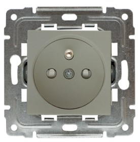 KOS Elektro System Dante satyna gniazdo pojedyncze +0) kos_455034